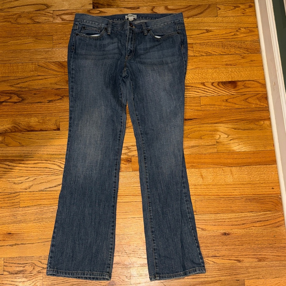 LOFT‎ Dark Blue Boot Cut Jeans size 12